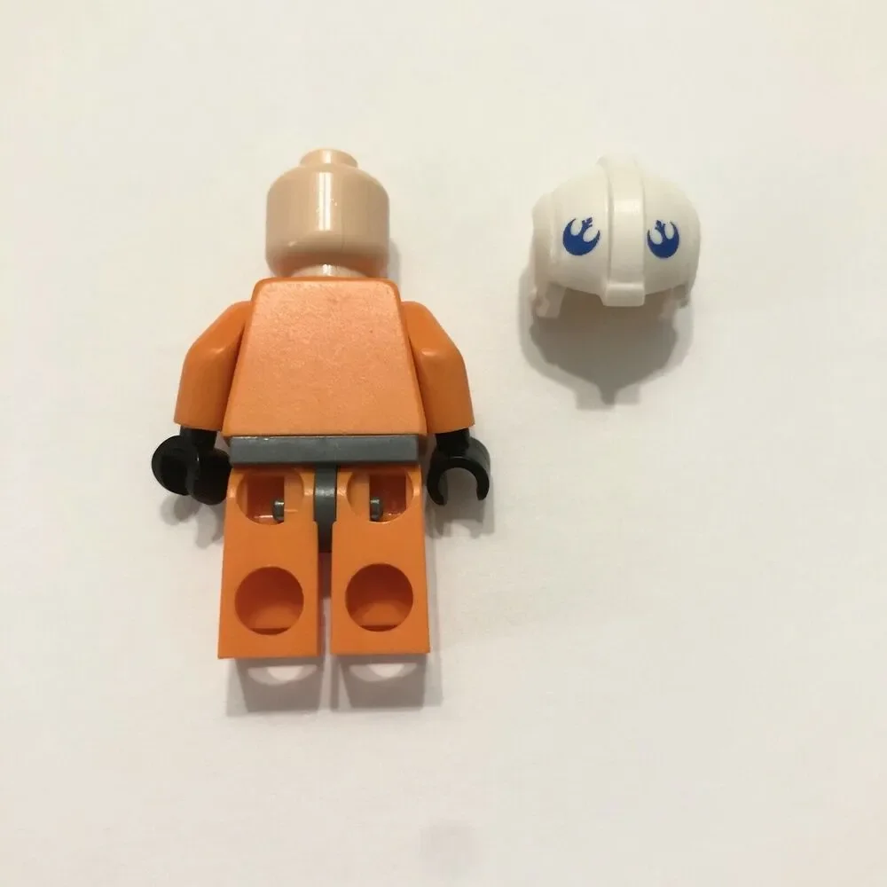 Lego Star Wars 7666 Rebel Pilot Dak Ralter Light Nougat Head Minifigure sw0012b